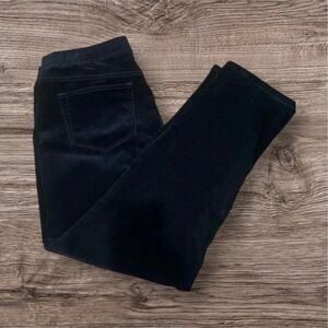 J Jill Women's blue Corduroy Pants Size 20 Straight Leg‎ Casual Cotton Blend